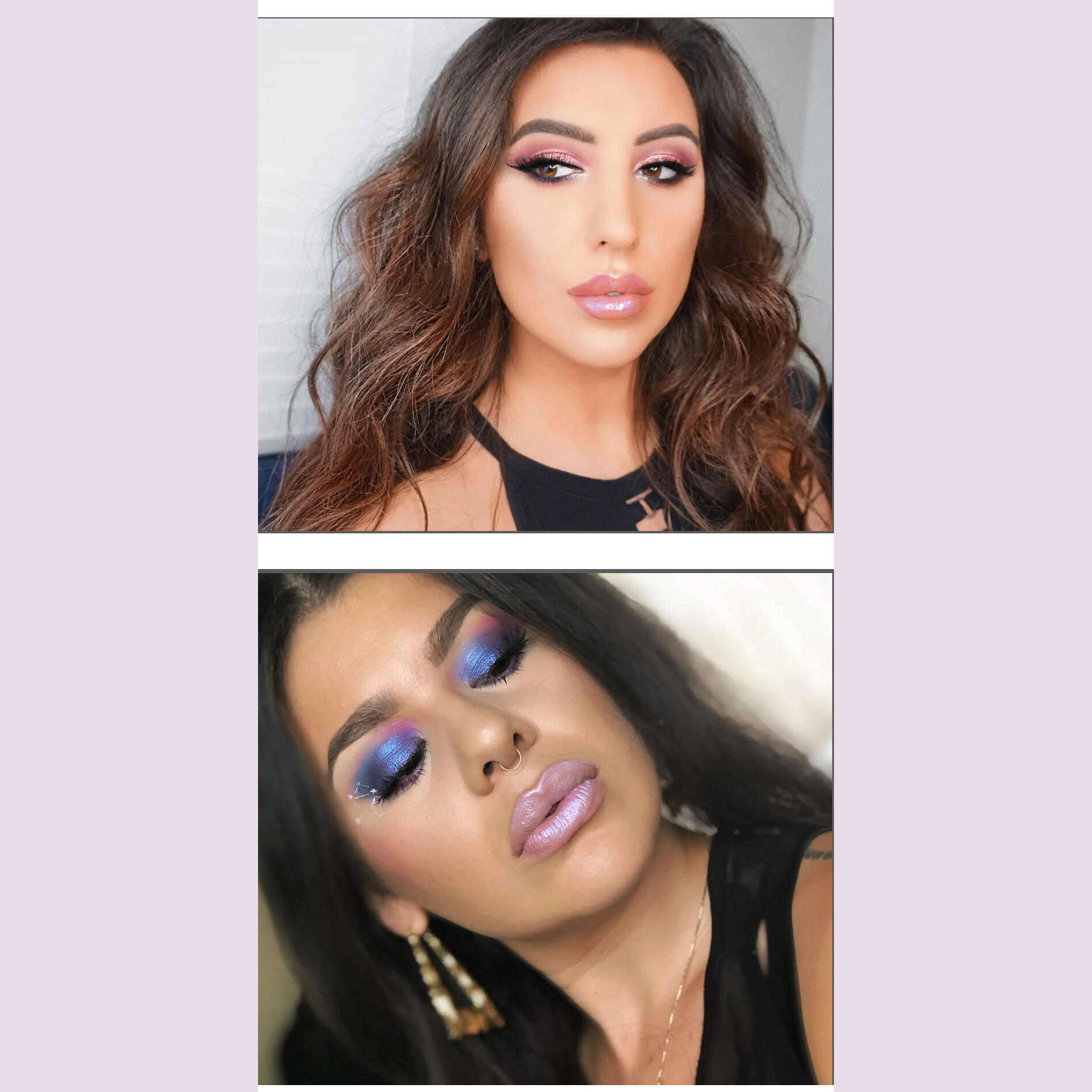 HANDAIYAN 6 Colors Shiny Liquid Lipstick Diamond Metal Lipgloss Waterproof Long-Wearing Makeup Glossy Lipstick Popular Cosmetics - KIMLUD