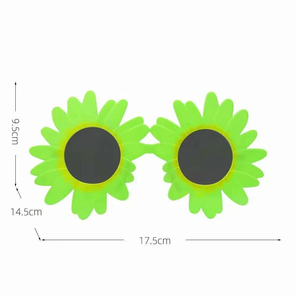 Hawaii Tropical Party Sunglasses Party Decor Tropical Fancy Dress Sun Glasses Hawaiian Bride Birthday Party Carnival Supplies - KIMLUD