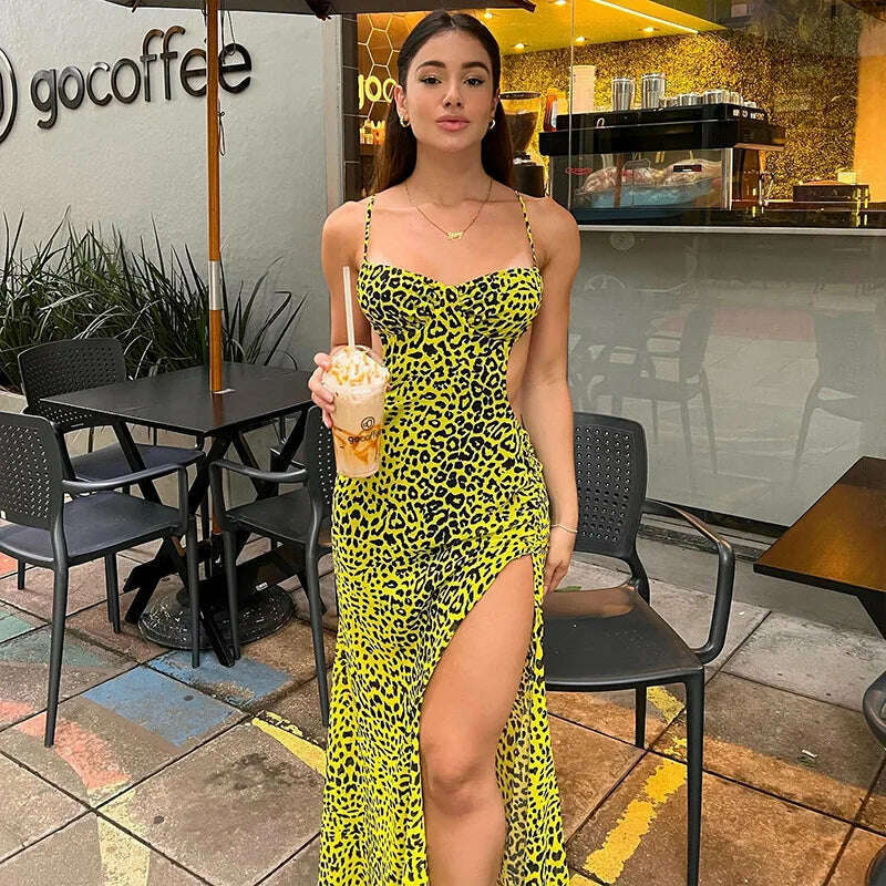KIMLUD, Hawthaw Women Party Club Evening Streetwear Bodycon Backless Long Dress 2023 Summer Clothes Wholesale Items For Business, KIMLUD Womens Clothes
