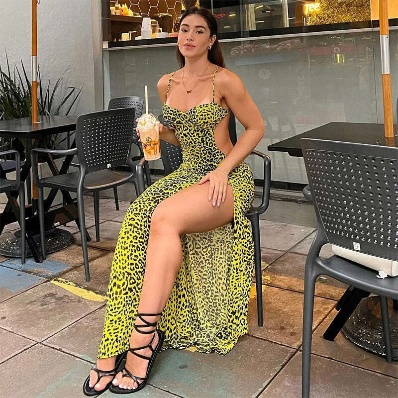 KIMLUD, Hawthaw Women Party Club Evening Streetwear Bodycon Backless Long Dress 2023 Summer Clothes Wholesale Items For Business, KIMLUD Womens Clothes