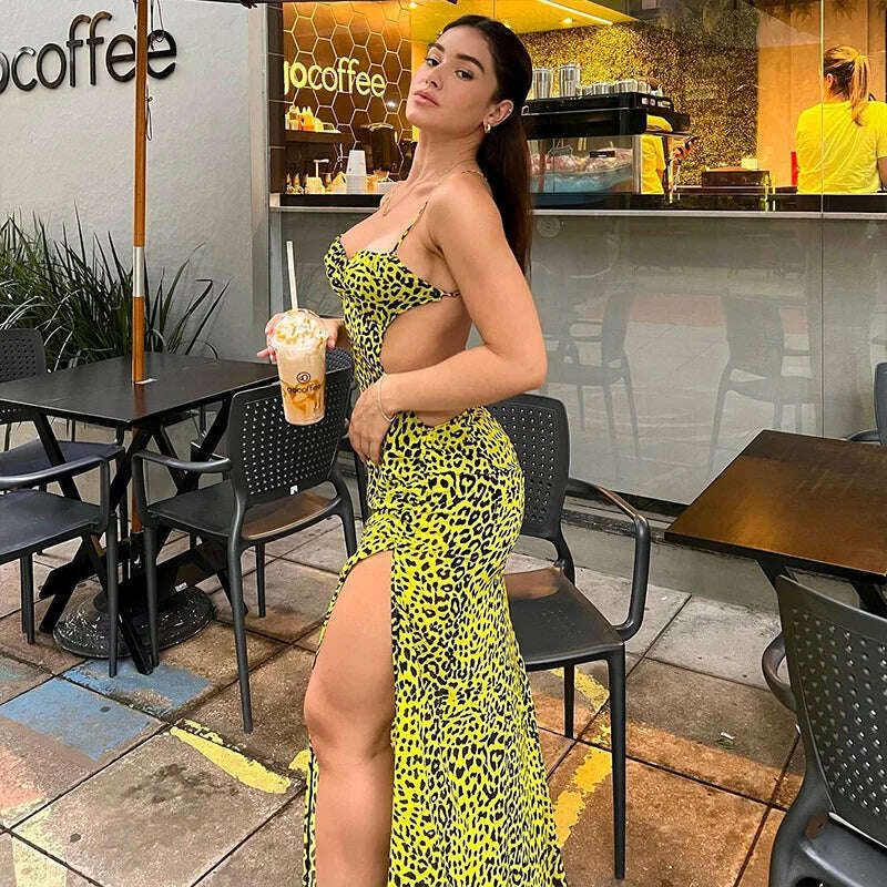 KIMLUD, Hawthaw Women Party Club Evening Streetwear Bodycon Backless Long Dress 2023 Summer Clothes Wholesale Items For Business, KIMLUD Womens Clothes