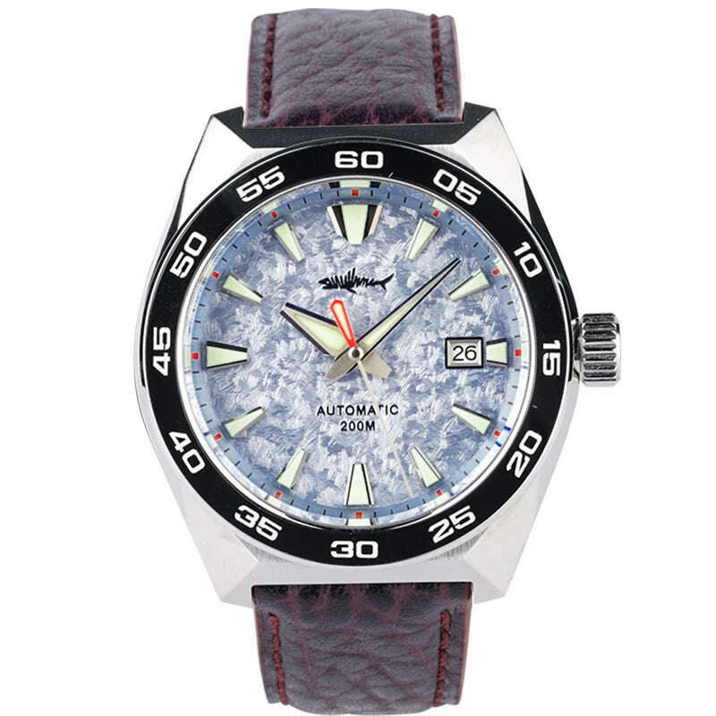 KIMLUD, Heimdallr Monster Diver men Watch Frost Blue Dial Sapphire Crystal NH35 Automatic Mechanical 200m Waterproof Full Luminous Watch, Frost Blue Dial / CHINA, KIMLUD APPAREL - Womens Clothes