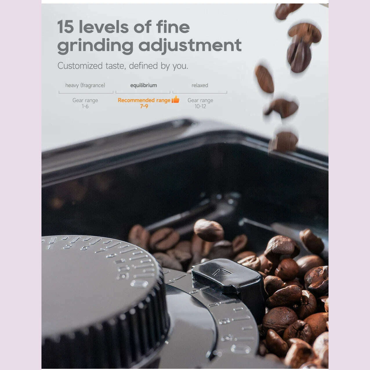 HiBREW Fully Automatic Espresso Machine Cappuccino Milk System 6 Coffee Varieties Intuitive Touch Display With Grinder H16 - KIMLUD