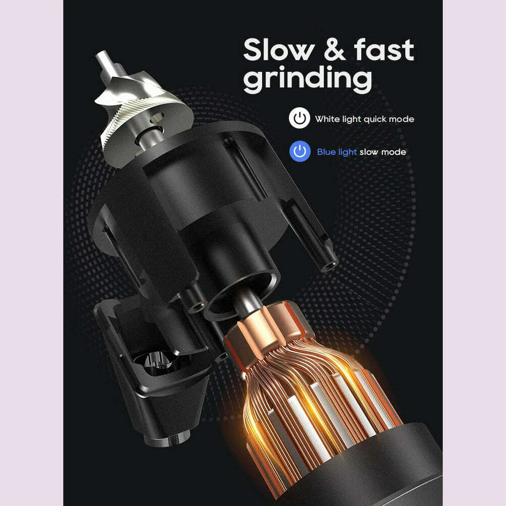 KIMLUD, HiBREW G5 48mm Conical Burr Electric Coffee Grinder Compact Portable Coffee Bean Mill Kitchen for Espresso Turkish Coffee, KIMLUD Womens Clothes