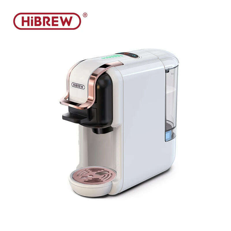 HiBREW Multiple Capsule Coffee Machine, Hot/Cold Dolce Gusto Milk Nespresso Capsule ESE Pod Ground Coffee Cafeteria 19Bar 5 in 1 - KIMLUD