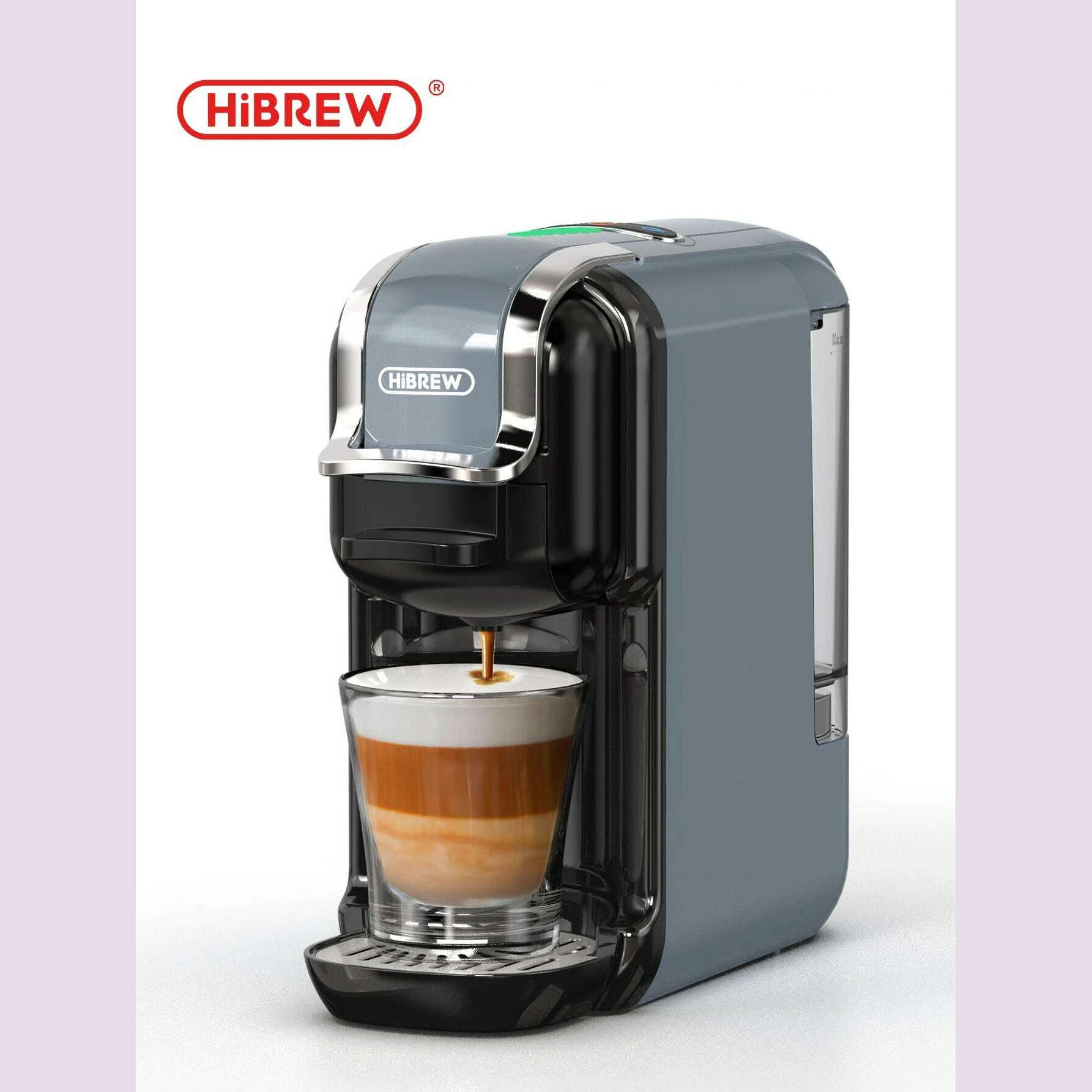 HiBREW Multiple Capsule Coffee Machine, Hot/Cold Dolce Gusto Milk Nespresso Capsule ESE Pod Ground Coffee Cafeteria 19Bar 5 in 1 - KIMLUD