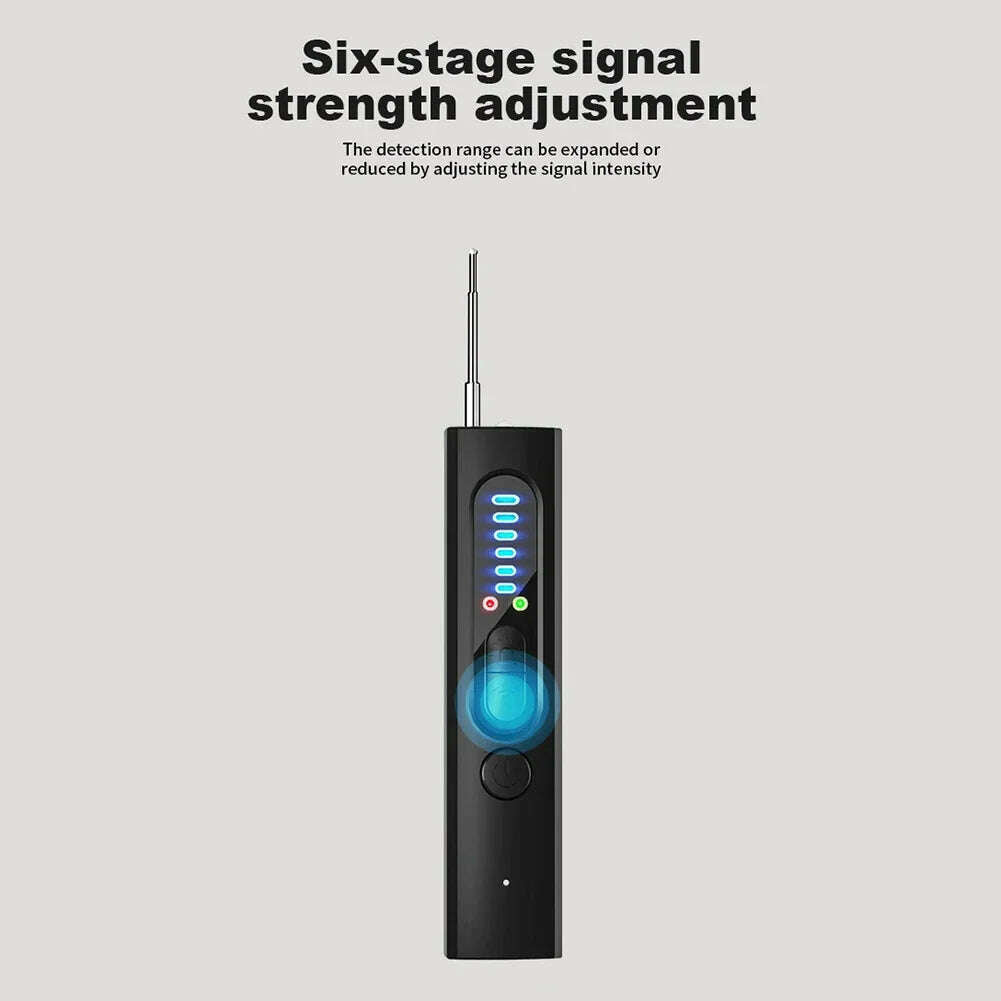 Hidden Camera Detector Anti-Spy Car GPS Tracker Listening Device Bug RF Wireless All Signal Scanner Gadget Security Protection - KIMLUD