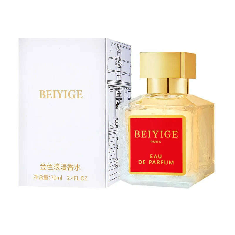 KIMLUD, High Quality Brand 100ml Lasting Fragrance Eau De Parfum Women Perfume Floral Scent Pheromone Men Cologne Balminess Body Spray, 70ml Gold, KIMLUD APPAREL - Womens Clothes