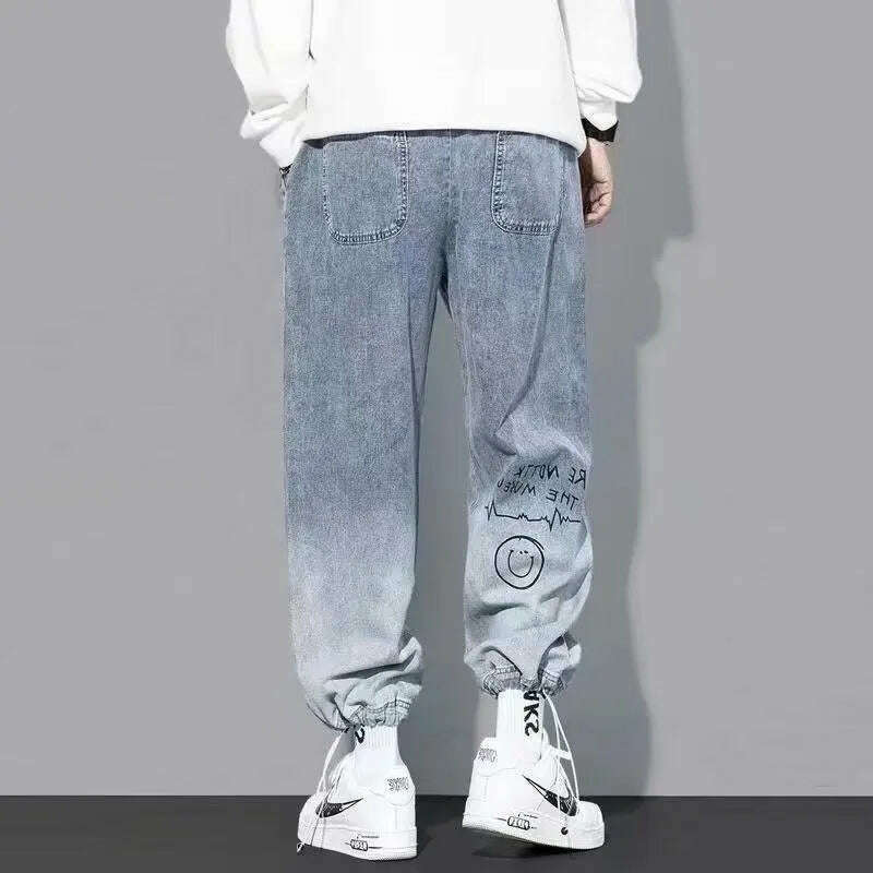 High quality Fashion Men's Cargo pants Hip Hop Trend Streetwear Jogging Pants Men Casual Elastic Waist Men Clothing Trousers - KIMLUD