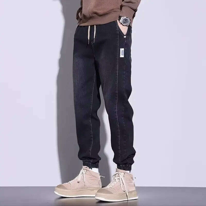 High quality Fashion Men's Cargo pants Hip Hop Trend Streetwear Jogging Pants Men Casual Elastic Waist Men Clothing Trousers - KIMLUD