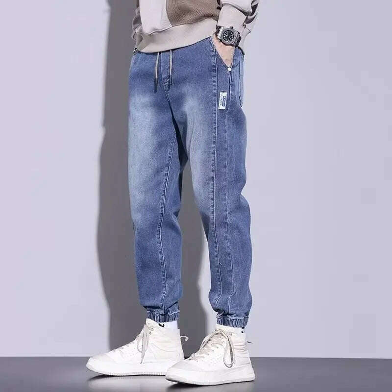 High quality Fashion Men's Cargo pants Hip Hop Trend Streetwear Jogging Pants Men Casual Elastic Waist Men Clothing Trousers - KIMLUD