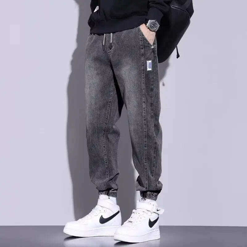 High quality Fashion Men's Cargo pants Hip Hop Trend Streetwear Jogging Pants Men Casual Elastic Waist Men Clothing Trousers - KIMLUD