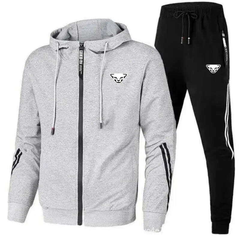 KIMLUD, High Quality Fashionable Hot Selling Men's Two-piece Sports Set, High-quality Sportswear and Pants Casual Spring New Style, KIMLUD Womens Clothes