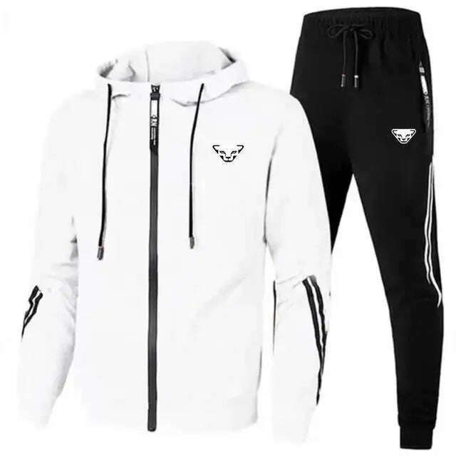 KIMLUD, High Quality Fashionable Hot Selling Men's Two-piece Sports Set, High-quality Sportswear and Pants Casual Spring New Style, 5 / XXL, KIMLUD APPAREL - Womens Clothes