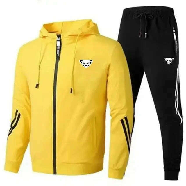 KIMLUD, High Quality Fashionable Hot Selling Men's Two-piece Sports Set, High-quality Sportswear and Pants Casual Spring New Style, 4 / S, KIMLUD APPAREL - Womens Clothes