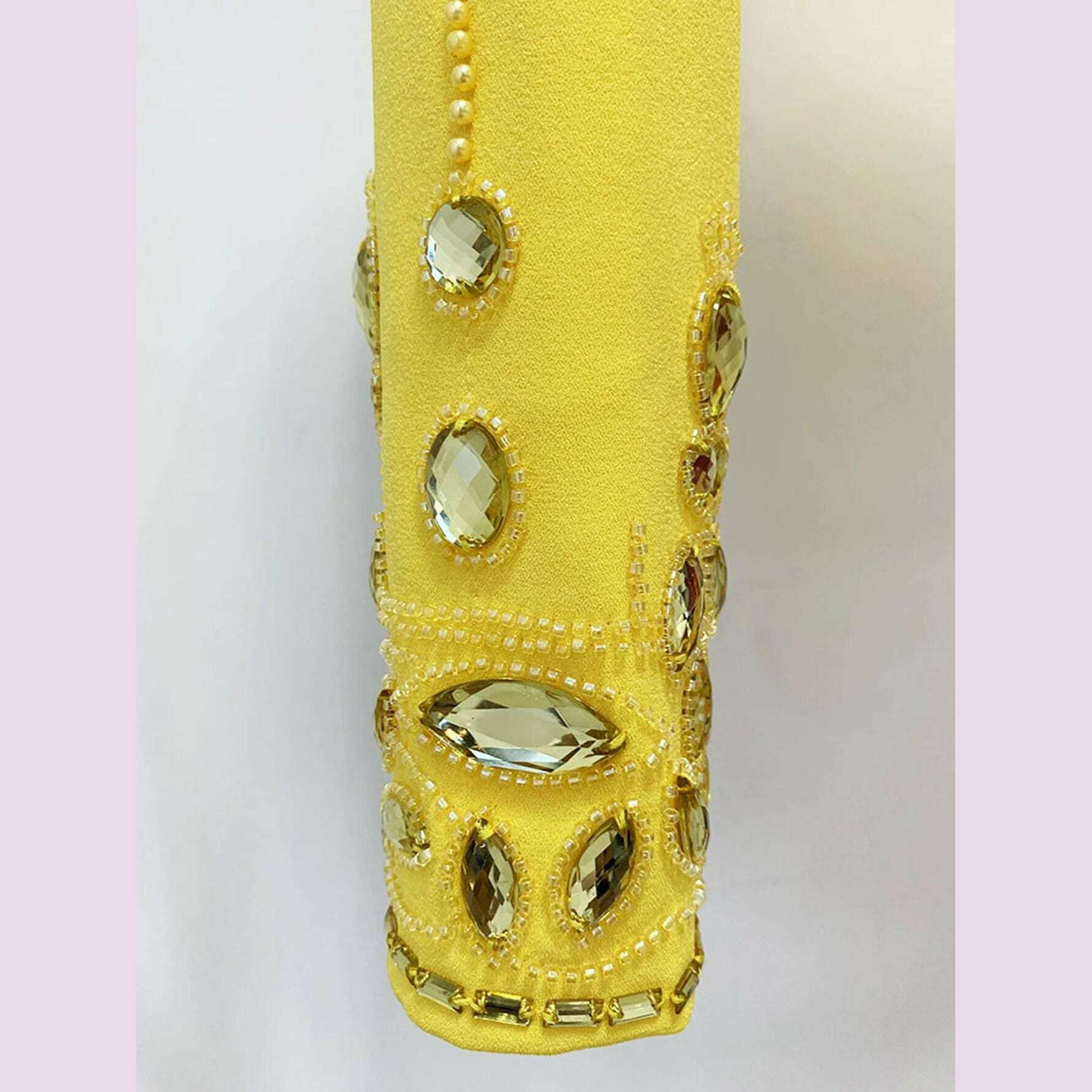 KIMLUD, High Quality New Fashion Women's Heavy Industry Crystal Beads Slim Fit Yellow Set Sexy Short Top+Dress Party 2 Two Piece Set, KIMLUD Womens Clothes