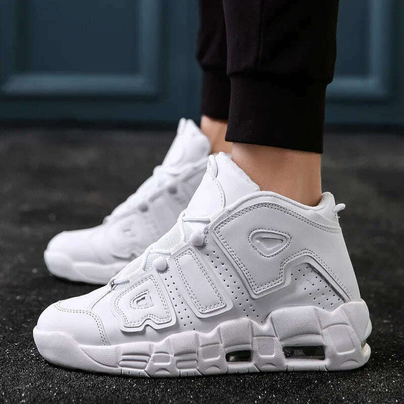 KIMLUD, High Top Running Shoes 2023 Men Sneakers AIR Casual Sprots Basketball Shoes Field Fashion Couple Tennis Shoes for Men and Women, white / 45, KIMLUD APPAREL - Womens Clothes
