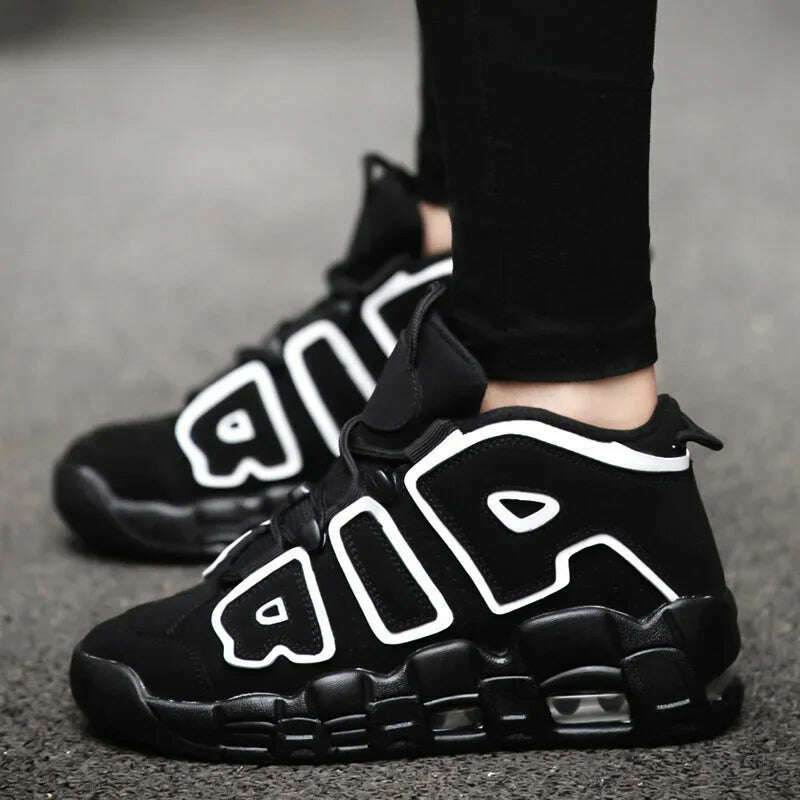 KIMLUD, High Top Running Shoes 2023 Men Sneakers AIR Casual Sprots Basketball Shoes Field Fashion Couple Tennis Shoes for Men and Women, black / 37, KIMLUD APPAREL - Womens Clothes