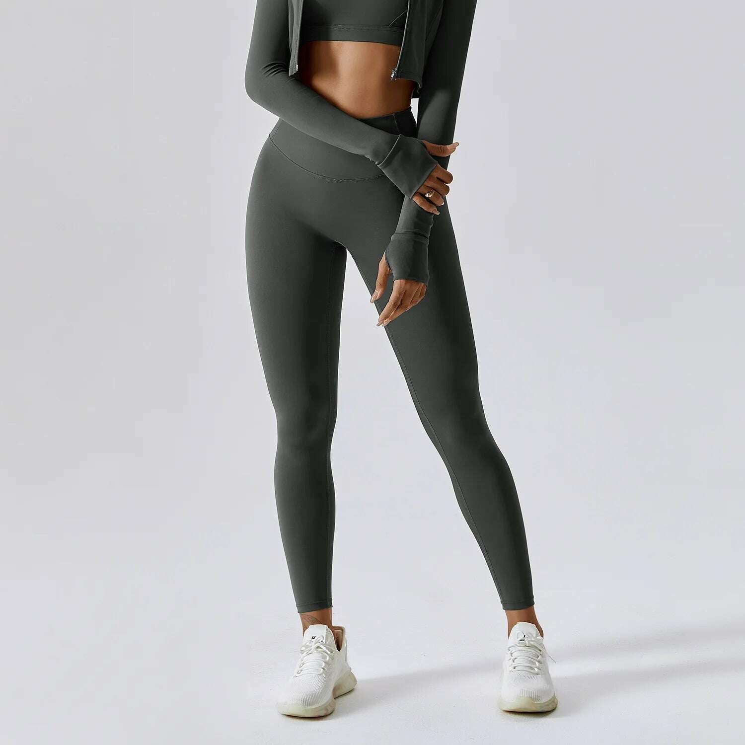 High Waist Yoga Pants Tummy Control Gym Leggings Sport Fitness Seamless Female Legging Workout Clothes For Women Athletic Wear - KIMLUD