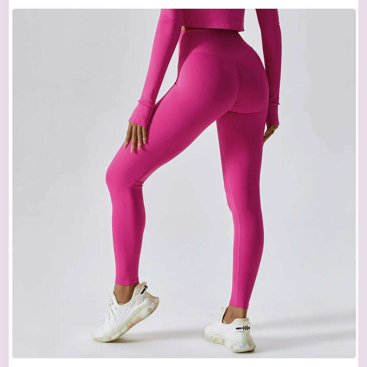 High Waist Yoga Pants Tummy Control Gym Leggings Sport Fitness Seamless Female Legging Workout Clothes For Women Athletic Wear - KIMLUD