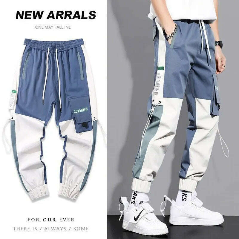 KIMLUD, Hip Hop Cargo Pants Men Streetwear Cotton Joggers Fashion Sweatpants Male Casual Harem Trousers Summer Harajuku Pants Men Women, New product 8 / XXXL, KIMLUD Womens Clothes