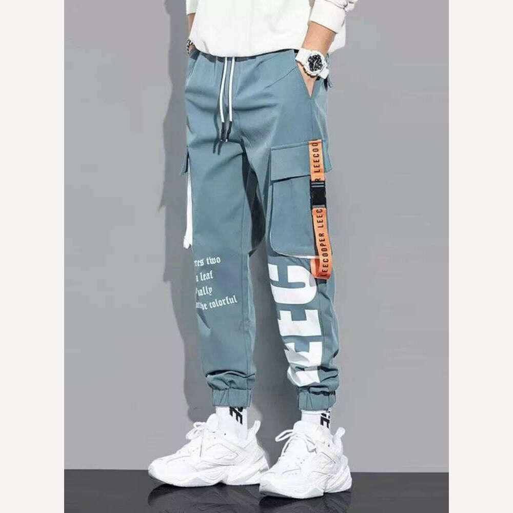 KIMLUD, Hip Hop Cargo Pants Men Streetwear Cotton Joggers Fashion Sweatpants Male Casual Harem Trousers Summer Harajuku Pants Men Women, New product 1 / XXXL, KIMLUD APPAREL - Womens Clothes