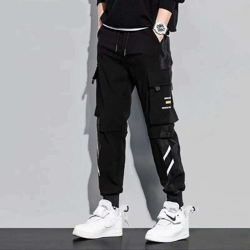 KIMLUD, Hip Hop Cargo Pants Men Streetwear Cotton Joggers Fashion Sweatpants Male Casual Harem Trousers Summer Harajuku Pants Men Women, New product 7 / XXXL, KIMLUD Womens Clothes