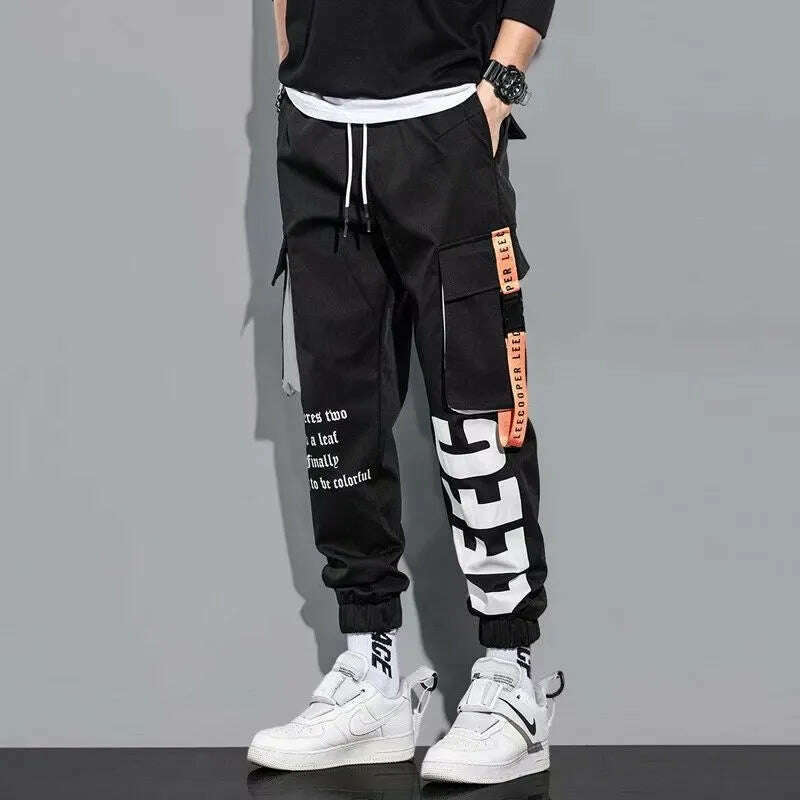 KIMLUD, Hip Hop Cargo Pants Men Streetwear Cotton Joggers Fashion Sweatpants Male Casual Harem Trousers Summer Harajuku Pants Men Women, New product 3 / XXXL, KIMLUD Womens Clothes