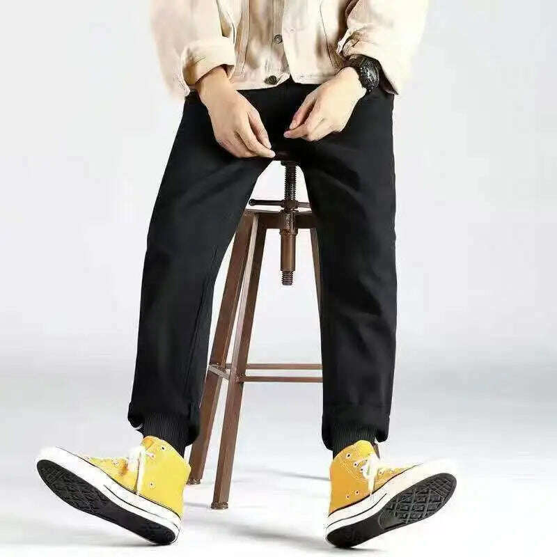 KIMLUD, Hip Hop Cargo Pants Men Streetwear Cotton Joggers Fashion Sweatpants Male Casual Harem Trousers Summer Harajuku Pants Men Women, Solid color / XXXL, KIMLUD APPAREL - Womens Clothes