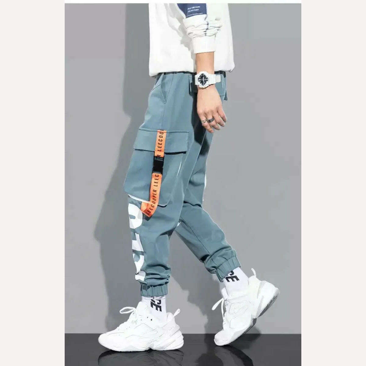 KIMLUD, Hip Hop Cargo Pants Men Streetwear Cotton Joggers Fashion Sweatpants Male Casual Harem Trousers Summer Harajuku Pants Men Women, KIMLUD Womens Clothes