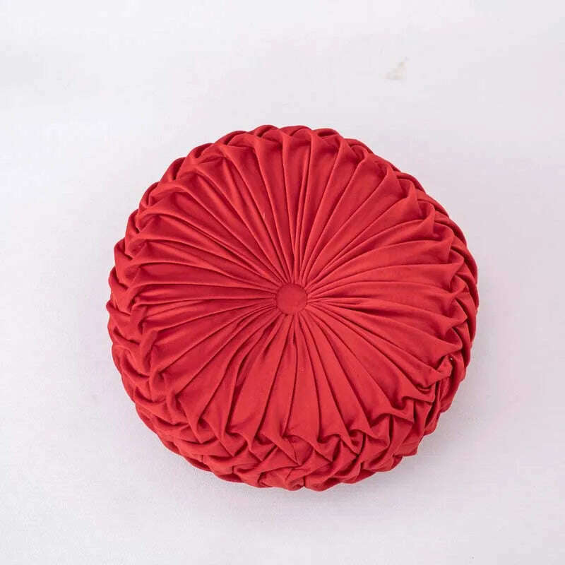 KIMLUD, Home Velvet Fabric Backrest Chair Cushion Sofa Pillow Bed Beach Swing Back Pad, red / 35x35x10cm, KIMLUD APPAREL - Womens Clothes