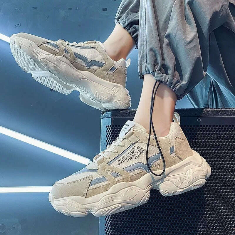 KIMLUD, Hot Selling Men Trendy Sneakers Spring Autumn Anti Slip Running Shoe Basket Trainer Lightweight Sport Shoe Zapatillas De Deporte, KIMLUD Womens Clothes