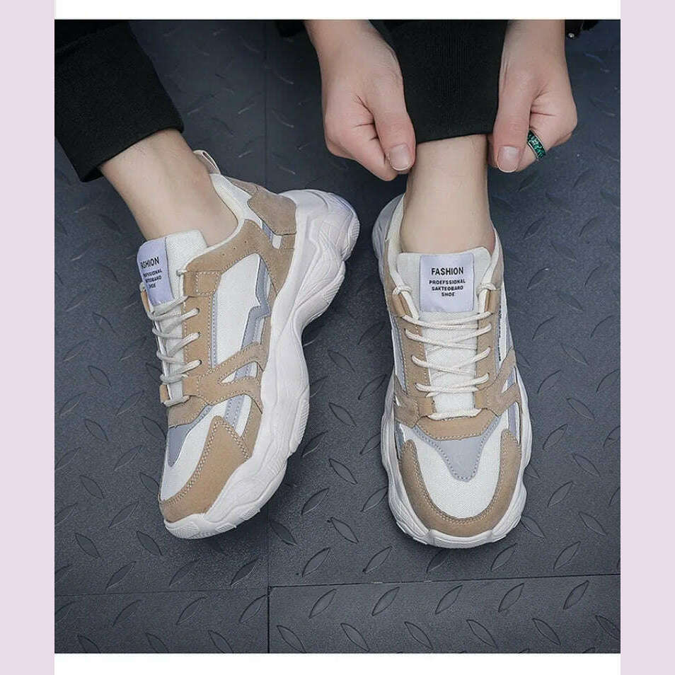 KIMLUD, Hot Selling Men Trendy Sneakers Spring Autumn Anti Slip Running Shoe Basket Trainer Lightweight Sport Shoe Zapatillas De Deporte, KIMLUD Womens Clothes