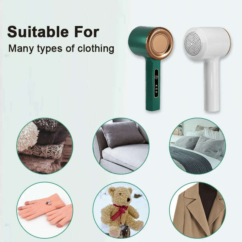 KIMLUD, Household Electric Lint Remover For Clothing Hair Ball Trimmer Fuzz Clothes Sweater Shaver Spools Removal Device Rechargeable, KIMLUD Womens Clothes