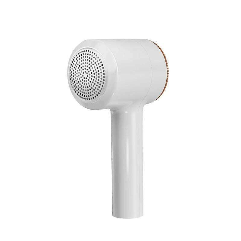 KIMLUD, Household Electric Lint Remover For Clothing Hair Ball Trimmer Fuzz Clothes Sweater Shaver Spools Removal Device Rechargeable, White, KIMLUD APPAREL - Womens Clothes