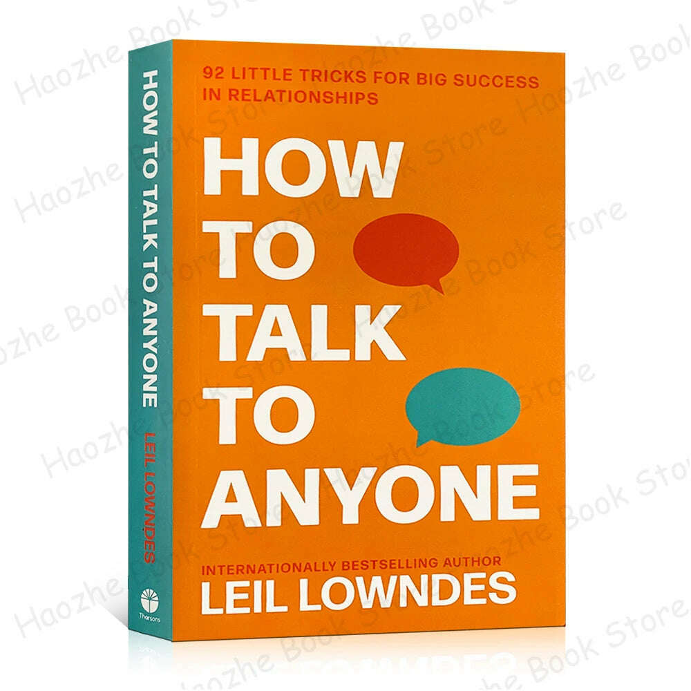 KIMLUD, How to Talk to Anyone: 92 Little Tricks for Big Success in Relationships Communication & Social Skills English Book Paperback, Default Title, KIMLUD APPAREL - Womens Clothes