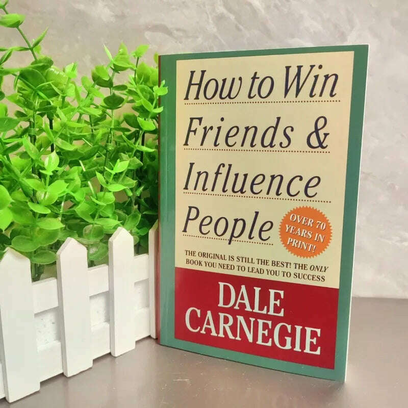 KIMLUD, How To Win Friends & Influence People By Dale Carnegie Interpersonal Communication Skills Self-improvement Reading Book, Default Title, KIMLUD APPAREL - Womens Clothes