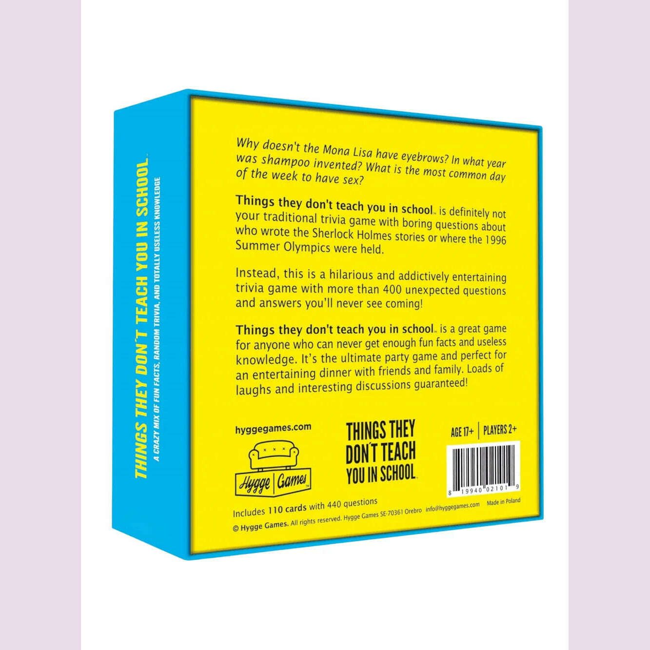 KIMLUD, Hygge Games Things They Don't Teach You in School Party Trivia Game Christmas Halloween Thanksgiving gifts, KIMLUD Womens Clothes