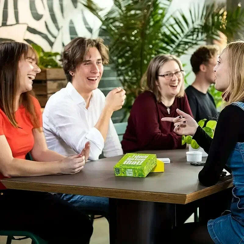 KIMLUD, I Should Have Known That! Trivia Game Green Board Game 110 Cards With 400 Questions About Things That You Should Know Card Game, KIMLUD Womens Clothes