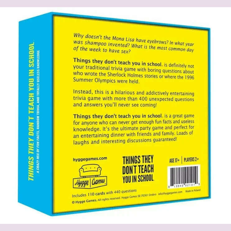 KIMLUD, I Should Have Known That! Trivia Game Green Board Game 110 Cards With 400 Questions About Things That You Should Know Card Game, KIMLUD Womens Clothes