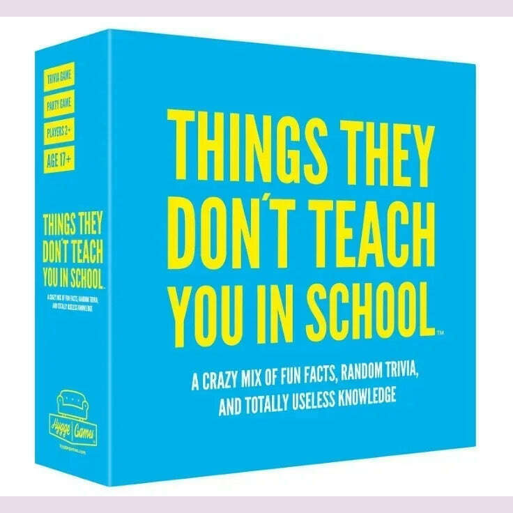 KIMLUD, I Should Have Known That! Trivia Game Green Board Game 110 Cards With 400 Questions About Things That You Should Know Card Game, light green, KIMLUD APPAREL - Womens Clothes