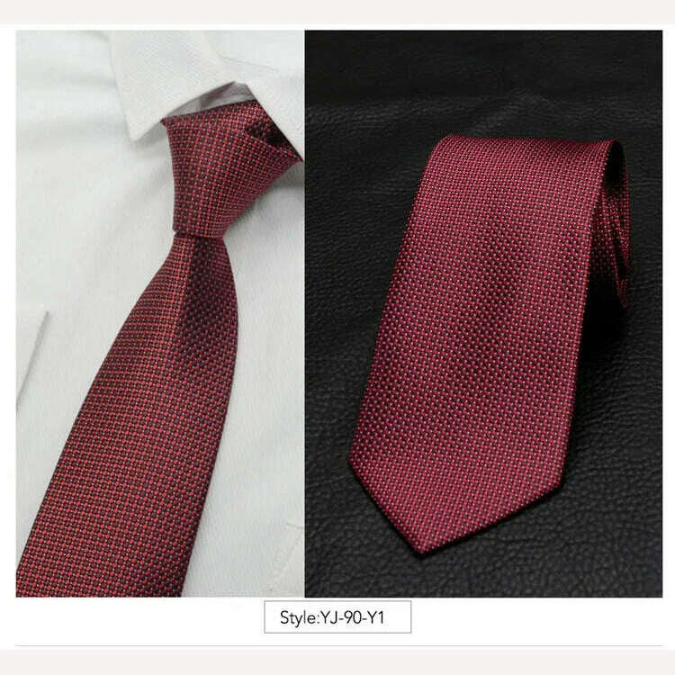 IHGSNMB Men Tie Fashion Classic Business Necktie Mens Casual Ties for Men Wedding Party Designer Corbatas Para Hombre Gift Ties - KIMLUD