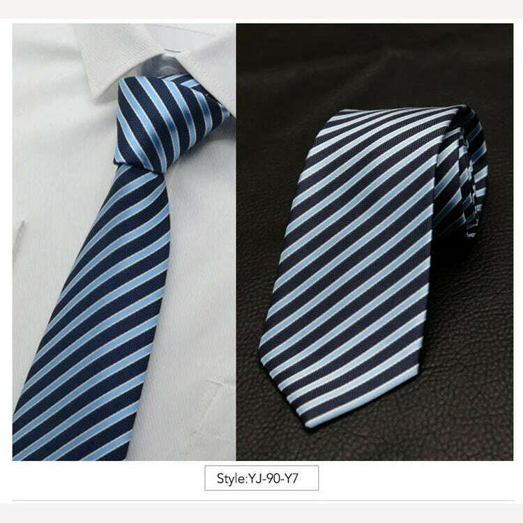 IHGSNMB Men Tie Fashion Classic Business Necktie Mens Casual Ties for Men Wedding Party Designer Corbatas Para Hombre Gift Ties - KIMLUD