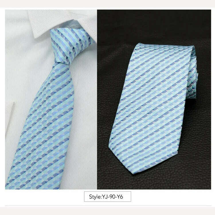 IHGSNMB Men Tie Fashion Classic Business Necktie Mens Casual Ties for Men Wedding Party Designer Corbatas Para Hombre Gift Ties - KIMLUD