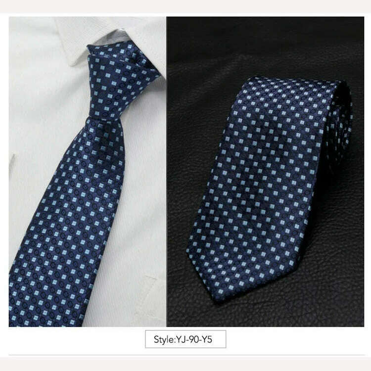 IHGSNMB Men Tie Fashion Classic Business Necktie Mens Casual Ties for Men Wedding Party Designer Corbatas Para Hombre Gift Ties - KIMLUD