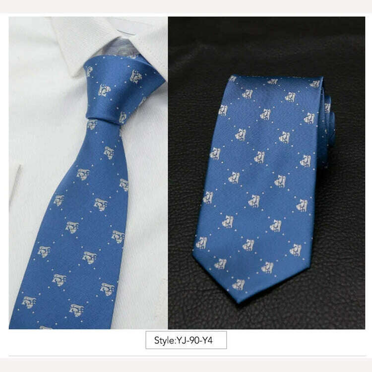 IHGSNMB Men Tie Fashion Classic Business Necktie Mens Casual Ties for Men Wedding Party Designer Corbatas Para Hombre Gift Ties - KIMLUD