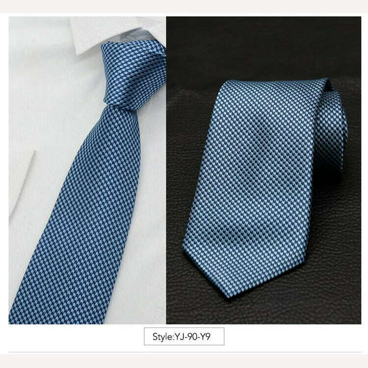 IHGSNMB Men Tie Fashion Classic Business Necktie Mens Casual Ties for Men Wedding Party Designer Corbatas Para Hombre Gift Ties - KIMLUD