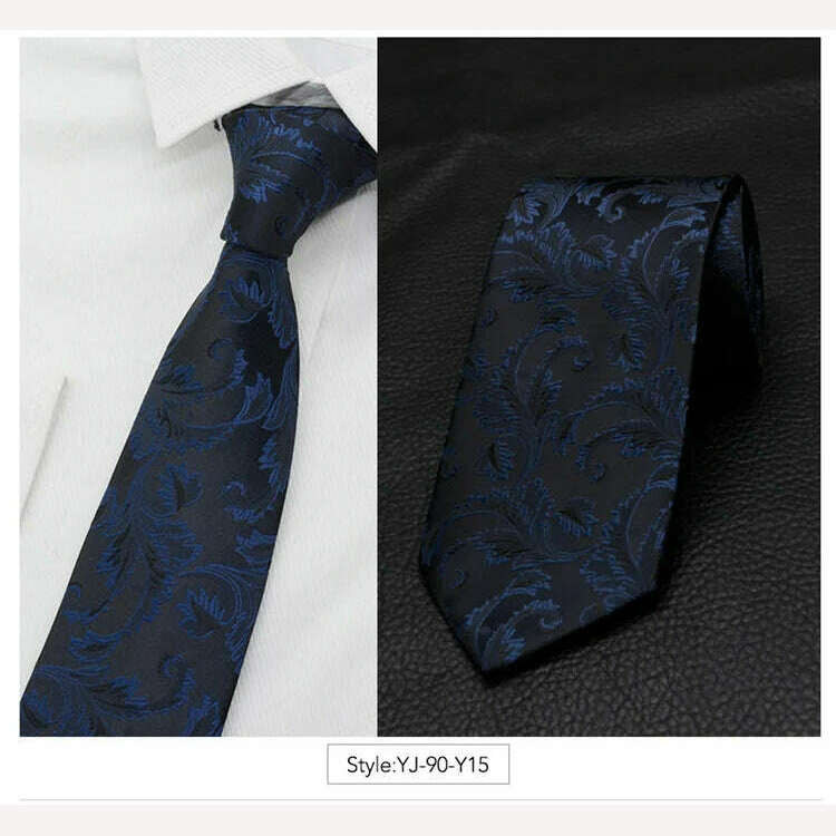 IHGSNMB Men Tie Fashion Classic Business Necktie Mens Casual Ties for Men Wedding Party Designer Corbatas Para Hombre Gift Ties - KIMLUD