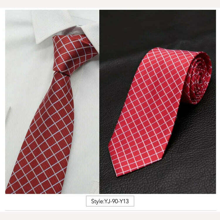 IHGSNMB Men Tie Fashion Classic Business Necktie Mens Casual Ties for Men Wedding Party Designer Corbatas Para Hombre Gift Ties - KIMLUD