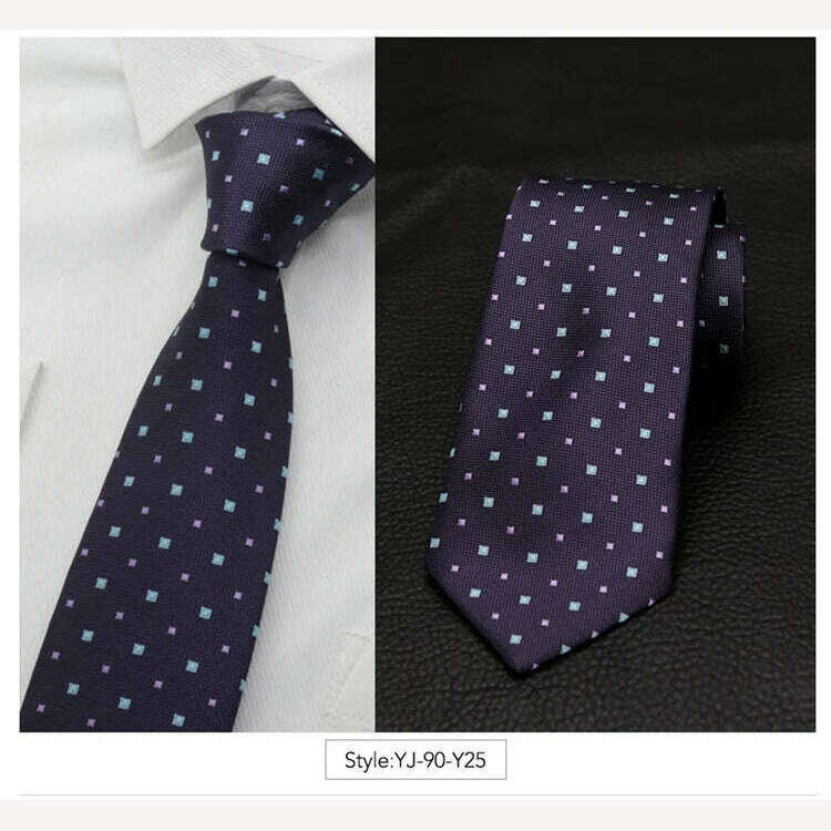 IHGSNMB Men Tie Fashion Classic Business Necktie Mens Casual Ties for Men Wedding Party Designer Corbatas Para Hombre Gift Ties - KIMLUD